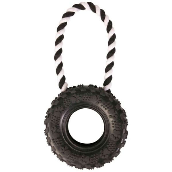 Neumático Caucho con cuerda